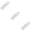 6 Pcs Transparent 30cm Plastic Ruler For Drawing And Measuring 9