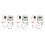 3 Sets Sensor Urinal Flush Valve Kit Automatic Toilet Flushing Device 4