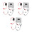 3 Sets Sensor Urinal Flush Valve Kit Automatic Toilet Flushing Device 9
