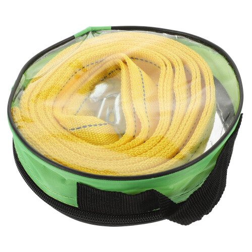 3Pcs Fluorescent Nylon Car Trailer Winch Rope Iron Hooks