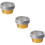 30 Pcs Aluminum Foil Wax Melting Bowl Container 10