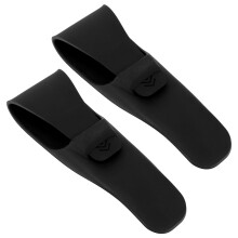6St Zachte Silicone Scheersetui Zwart Waterdicht Anti-Kras Bescherming