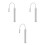 3Pcs USB C To USB Hub Adapter Multi Port Extension For Laptop 9
