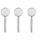 3Pcs Practical Shower Nozzle Handheld Sprinkler For Bathroom 5