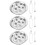 3 Sets Stainless Steel Escargot Plate Fork Clip Tableware Set 8