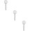 3Pcs Practical Shower Nozzle Handheld Sprinkler For Bathroom 10