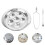 3 Sets Stainless Steel Escargot Plate Fork Clip Tableware Set 11