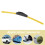 3Pcs Car Front Windshield Wiper Rubber Strips Weather-Resistant Yellow 2