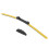 3Pcs Car Front Windshield Wiper Rubber Strips Weather-Resistant Yellow 9