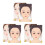 6 Pcs Reusable Face Paint Practice Board For Beginners 5