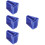 4Pcs Rubber Ladder Feet Cover Replacement Foot Protector 9