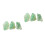 2Pcs 1 Bag Crystal Stone Ornament Desktop Decor Collection 6