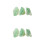 2Pcs 1 Bag Crystal Stone Ornament Desktop Decor Collection 5