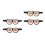 4 Pcs 3D Soft Eye Mask With Adjustable Strap For Travel Rest 10