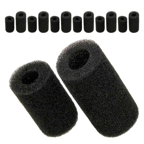 40Pcs Black Aquarium Pre-Filter Sponge Cotton Intake Filter Protector 2