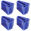 4Pcs Rubber Ladder Feet Cover Replacement Foot Protector 7