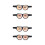 4 Pcs 3D Soft Eye Mask With Adjustable Strap For Travel Rest 9