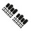 40Pcs Black Aquarium Pre-Filter Sponge Cotton Intake Filter Protector 6