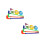 2 Sets Educational Toy Plastic Golf Set For Indoor Outdoor Play 10