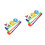 2 Sets Educational Toy Plastic Golf Set For Indoor Outdoor Play 4