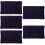 5Pcs Portable Inflatable Pillows Blue Durable Comfort Neck Support 11