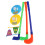 2 Sets Educational Toy Plastic Golf Set For Indoor Outdoor Play 2
