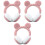 3Pcs Plush Headband Earmuff Windproof Ear Cover For Winter 3