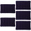 5Pcs Portable Inflatable Pillows Blue Durable Comfort Neck Support 10