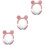 3Pcs Plush Headband Earmuff Windproof Ear Cover For Winter 5