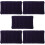 5Pcs Portable Inflatable Pillows Blue Durable Comfort Neck Support 8