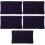 5Pcs Portable Inflatable Pillows Blue Durable Comfort Neck Support 7