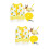 2Pcs Small Animal Harness Vest Leash Set Pineapple Pattern 7