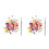2Sets Metal Grabber Nail Art Kit with Replaceable Sponges Multi Color 7