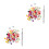 2Sets Metal Grabber Nail Art Kit with Replaceable Sponges Multi Color 9