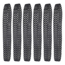 18 Pcs Rubber Tank Tracks Shock Absorbing Chain Links For Rc Toy