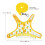 2Pcs Small Animal Harness Vest Leash Set Pineapple Pattern 8