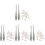 4 Sets Sketch Trimmer Erase Blending Stump Sponge Drawing Tools 4
