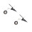 2Pcs Tail Wheel Assembly For Plane Replacement Parts 9