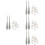 4 Sets Sketch Trimmer Erase Blending Stump Sponge Drawing Tools 8