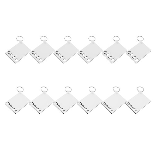 48 Pcs Graduation Sublimation Blanks Key Chains Heat Transfer 1