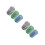 6 Pcs Diy Colorful Polyester Gradient Yarn 1000 Yd For Sewing Crafting 6