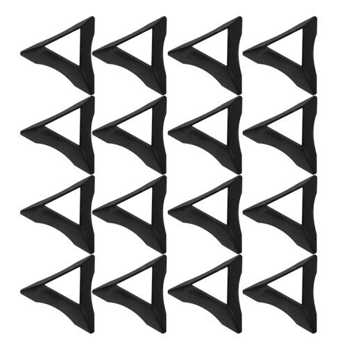 120 Pcs Puzzle Cube Holder Mini Triangular Base For Kids Speed Cube Black 1