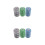 6 Pcs Diy Colorful Polyester Gradient Yarn 1000 Yd For Sewing Crafting 5