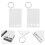 48 Pcs Graduation Sublimation Blanks Key Chains Heat Transfer 5