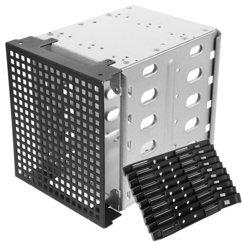 2 Sets 3.5 Inch Hard Drive Bracket 5-Layer Cage Guide Rail 1