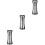 3Pcs 120Ml Stainless Steel Manual Pepper Grinder Kitchen Tool 5