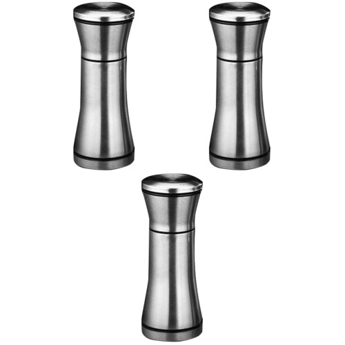 3Pcs 120Ml Stainless Steel Manual Pepper Grinder Kitchen Tool 2