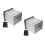 2 Sets 3.5 Inch Hard Drive Bracket 5-Layer Cage Guide Rail 4