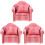 3 Sets Chinchilla Toy Miniature Sofa Compact Hamster Accessory 2