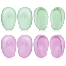 20 Pairs Silicone Ear Covers For Hairdressing Shower Swimming